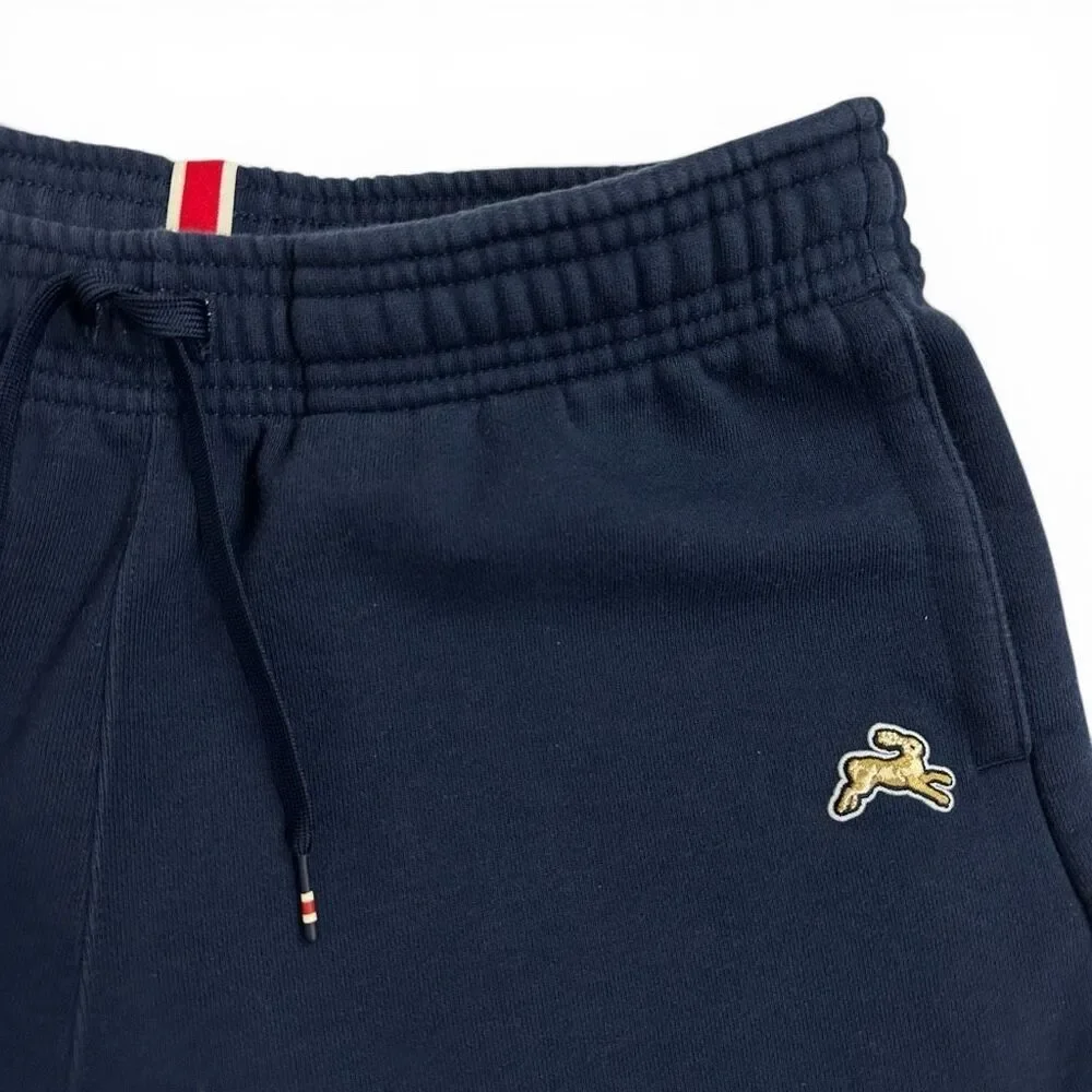 Tracksmith New England Navy Running Shorts Drawstring Cotton S